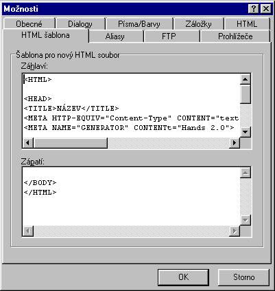 EasyPad - hlavní editační okno
