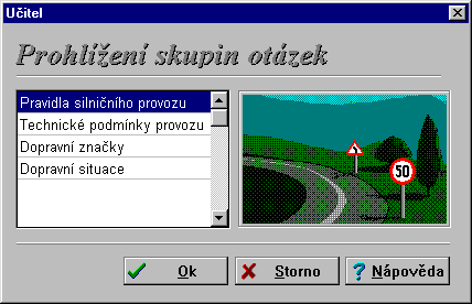 Skupiny otázek